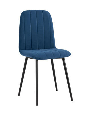 Стул Easy велюр синий. Фото №2