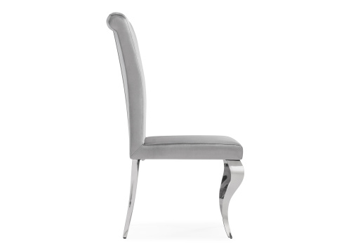 Стул на металлокаркасе Lund dark grey / steel. Фото №2