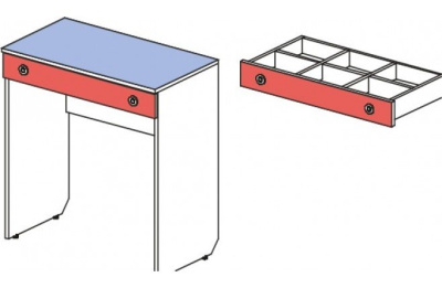 Стол с ящиком Силуэт фото Стол с ящиком Силуэт. Фото №2