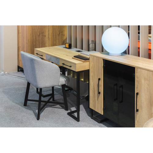 Тумба под оргтехнику Loft Дуб Натур. Фото №9