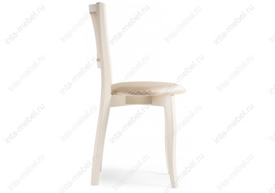 Стул деревянный Валери молочный / ромб. Фото