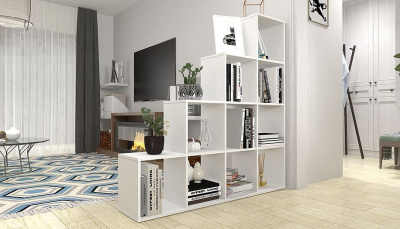 Стеллаж Polini Home Smart, белый. Фото