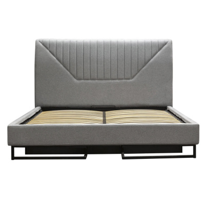 Кровать с ортопедическим основанием и ящиком 1.4 Loft Alberta Браун. Фото