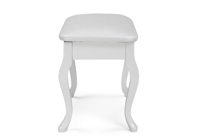 Банкетка Лусте белый / кожзам белый пунто. Фото