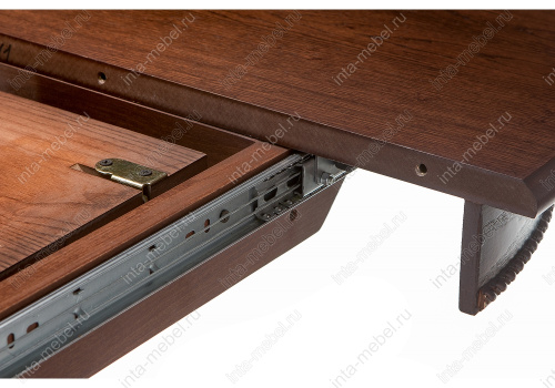 Стол деревянный Павия орех с коричневой патиной. Фото №6