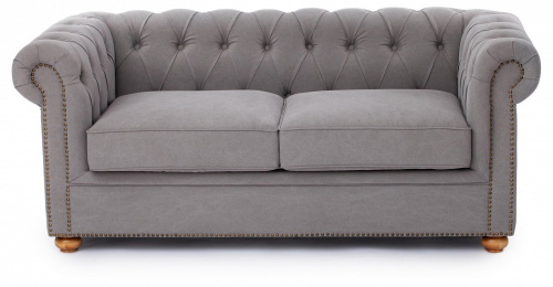 Диван-трансформер Secret De Maison Chesterfield (mod. 5137-40B) дерево береза, ткань: хлопок, 183х99х77см, серый / AJ808-36. Фото №1