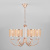 Подвесная люстра Eurosvet Licata 60099/6 перламутровое золото фото Подвесная люстра Eurosvet Licata 60099/6 перламутровое золото. Фото №2
