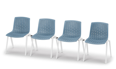 Стул Lux-4 каркас белый фото Стул Lux-4 каркас белый. Фото №3