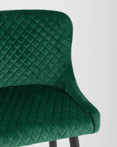 Стул барный Ститч велюр изумрудный. Фото №10