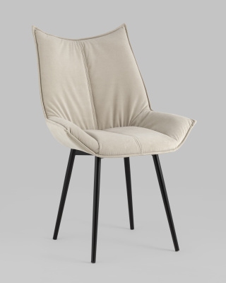 Стул Осло велюр бежевый. Фото