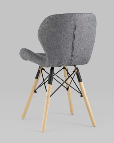 Стул Бон рогожка темно-серый. Фото №7