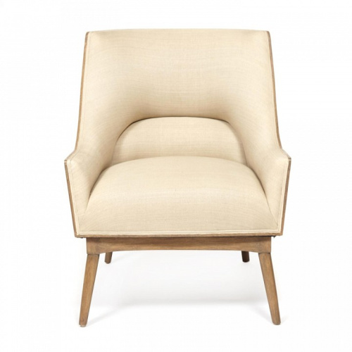 Кресло Secret de Maison BELLAVISTA ( mod. 20-37)  красное дерево/ткань хлопок, 76*85*94 см, Античный дуб/ткань бежевая, ткань FP 028. Фото №2