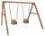 Качели детские Р911-2, коричневый. Фото №2