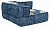 Модуль мягкий угловой  Secret De Maison BASKO (mod. 10092) cotton Kilim, 80х80х43см, синий
