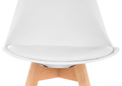 Стул деревянный Bonus белый фото Стул деревянный Bonus белый. Фото №3