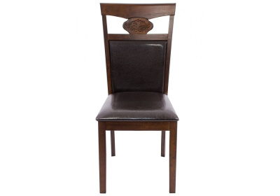 Стул деревянный Luiza dirty oak / dark brown. Фото