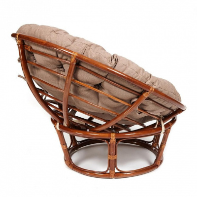 Кресло PAPASAN  23/01 W /с подушкой/ Pecan (орех), экошерсть Коричневый, 1811-5. Фото