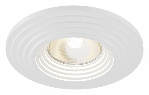 Встраиваемый светильник Maytoni Gyps Modern DL004-1-01-W. Фото №1