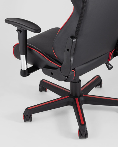 Кресло игровое TopChairs Racer черно-красное. Фото №8
