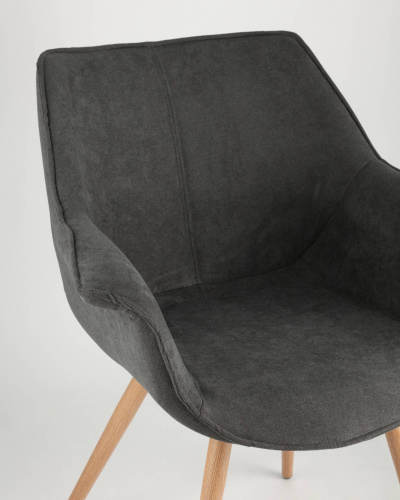 Стул Джулиан тёмно-серый фото Стул Джулиан тёмно-серый. Фото №9