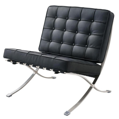 Кресло Barcelona черное. Фото №3