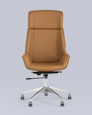 Кресло руководителя TopChairs Crown коричневое фото Кресло руководителя TopChairs Crown коричневое. Фото №5