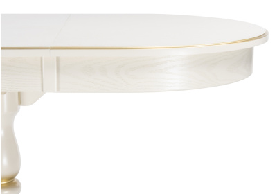 Стол деревянный Сайрус слоновая кость / золото. Фото №5