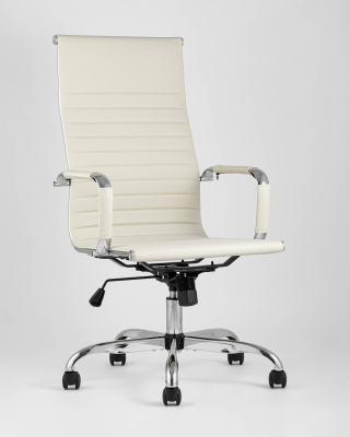 Кресло руководителя TopChairs City бежевое фото Кресло руководителя TopChairs City бежевое. Фото №3