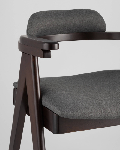 Стул обеденный OLAV темно-серый 2 шт.. Фото №10