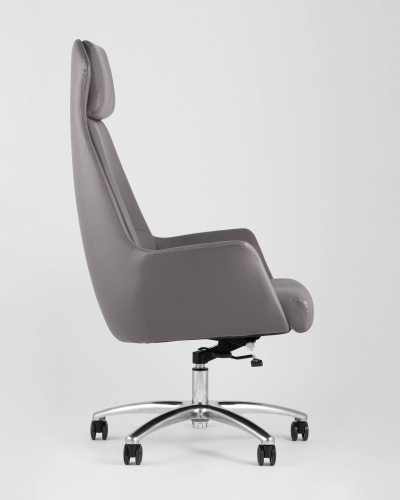 Кресло руководителя TopChairs Viking серое фото Кресло руководителя TopChairs Viking серое. Фото №6