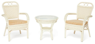 Комплект террасный Andrea TCH White. Фото