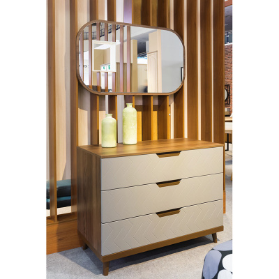 Зеркало для комода Сканди Орех Табак фото Зеркало для комода Сканди Орех Табак. Фото №4