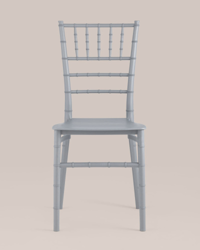 Стул Chiavari (Кьявари) пластик серебряный. Фото №5