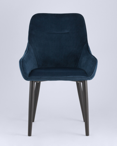 Стул Диана велюр сине-зеленый. Фото №4