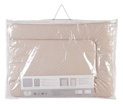 Матрас пеленальный Polini kids Слоник, бежевый. Фото