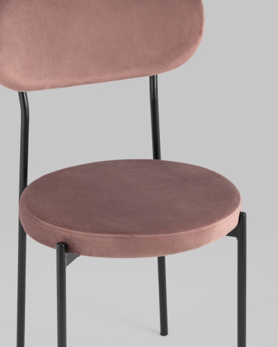 Стул Барбара велюр пыльно-розовый. Фото №9