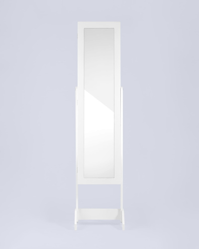 Зеркало-шкаф напольное Godrick для украшений белое. Фото №5