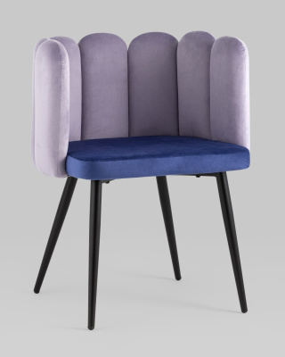 Кресло Карнавал сиреневое/синее. Фото №3