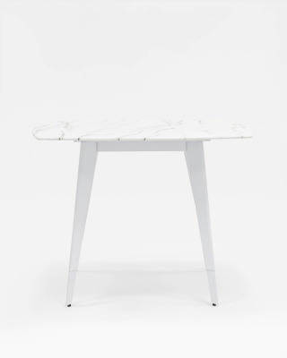 Стол обеденный Ричмонд 100*100 белый стеклянный. Фото