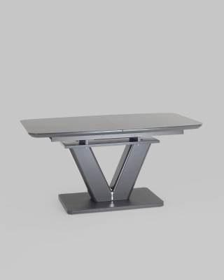 Стол обеденный Вильнюс раскладной 160-200*90 серый. Фото