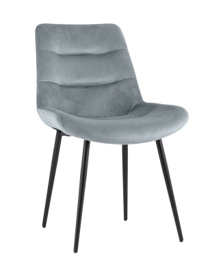 Стул Остин велюр серый. Фото