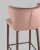 Стул полубарный Матео велюр пыльно-розовый ножки дерево фото Стул полубарный Матео велюр пыльно-розовый ножки дерево. Фото №8