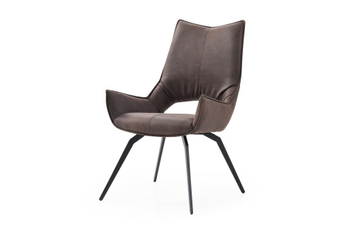 Стул DC1241 коричневый/черный. Фото №14