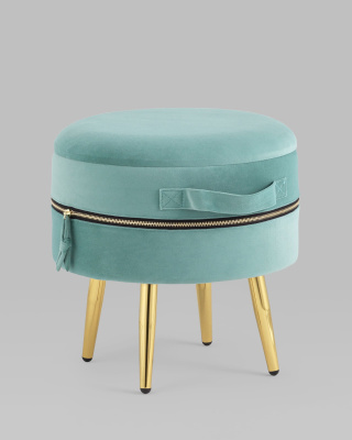 Пуф Тильда велюр мятный фото Пуф Тильда велюр мятный. Фото №3