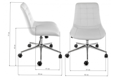 Компьютерное кресло Marco белый фото Компьютерное кресло Marco белый. Фото №2