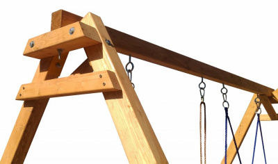 Качели детские Р911-16, коричневый. Фото