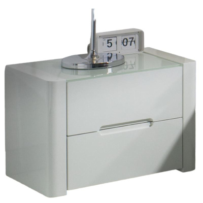 Тумба прикроватная DUPEN M-110 белая. Фото №3