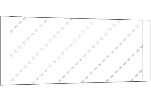 Зеркало НМ 011.90 Дуб Бунратти. Фото №2