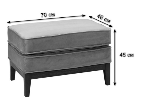 Стул ODEN WHITE синий 2 шт.. Фото №3