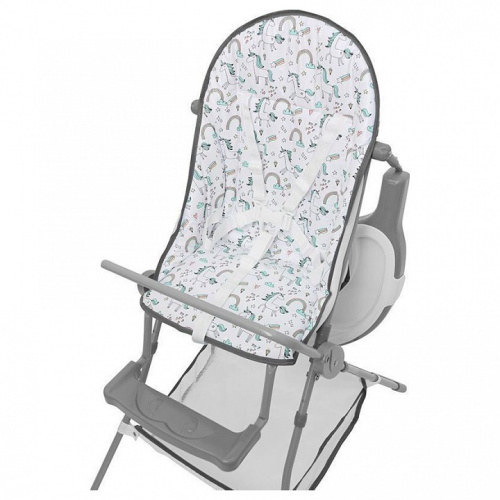 Стул для кормления Polini kids 252, белый. Фото №7